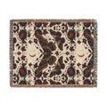 Vintage Botanical Butterfly Woven Blanket
