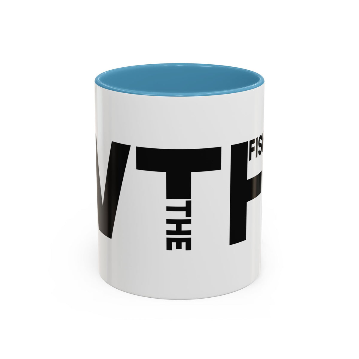 What the F? Fish Pun Coffee Mug