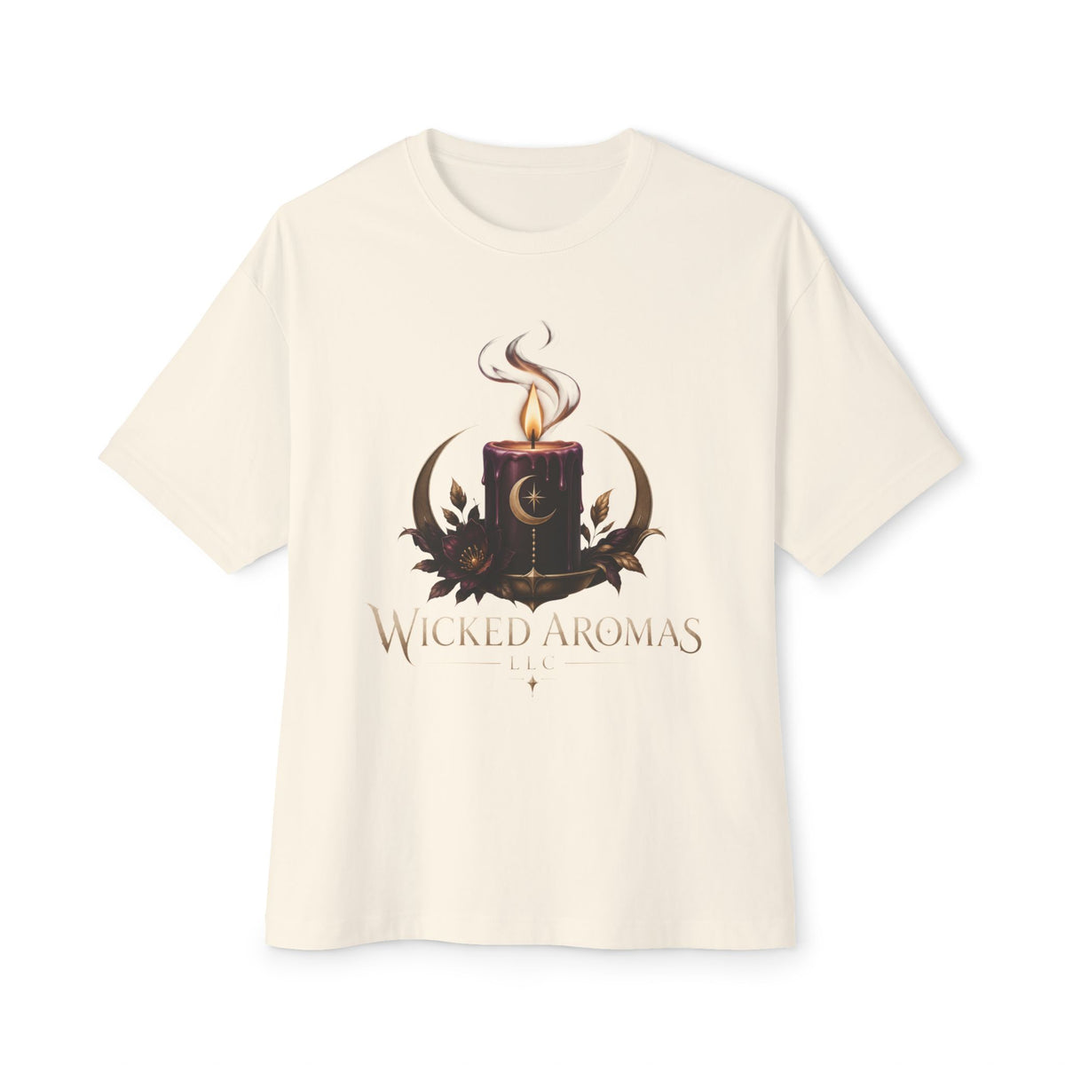 Wicked Aromas Gothic Candle Graphic T-Shirt