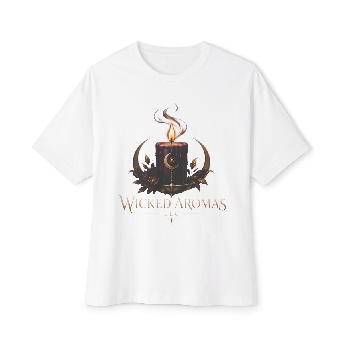 Wicked Aromas Gothic Candle Graphic T-Shirt