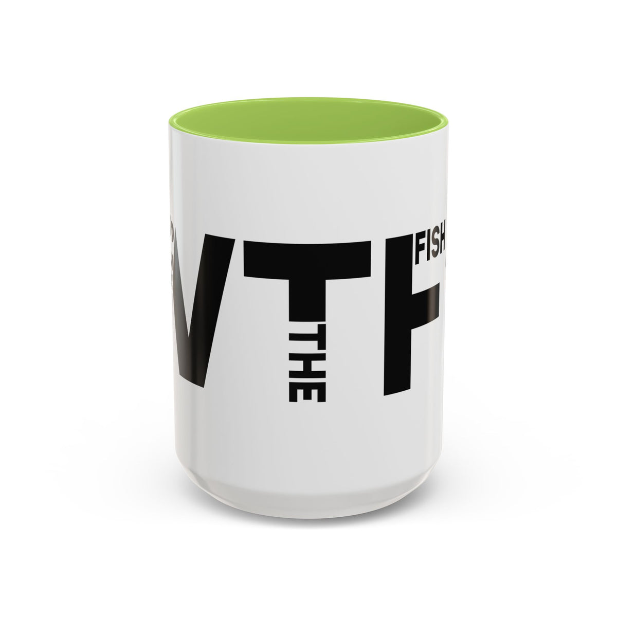 What the F? Fish Pun Coffee Mug
