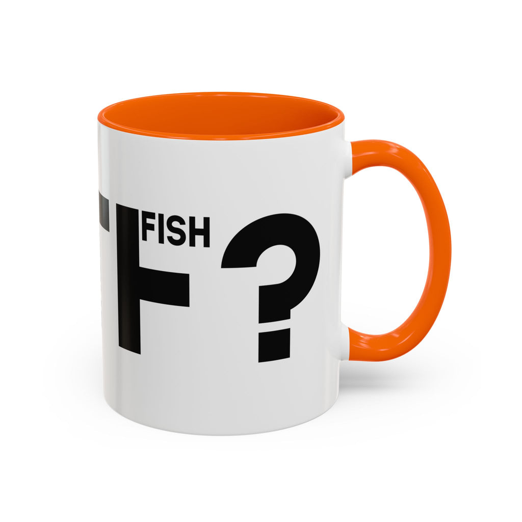 What the F? Fish Pun Coffee Mug