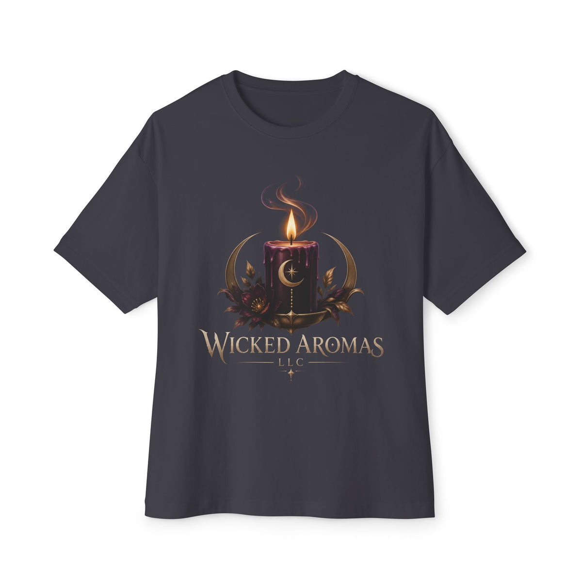Wicked Aromas Gothic Candle Graphic T-Shirt