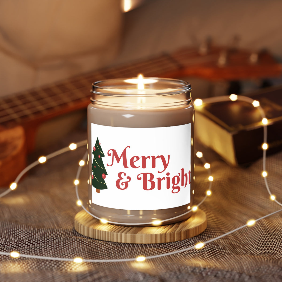 Merry & Bright Christmas Scented Soy Candle