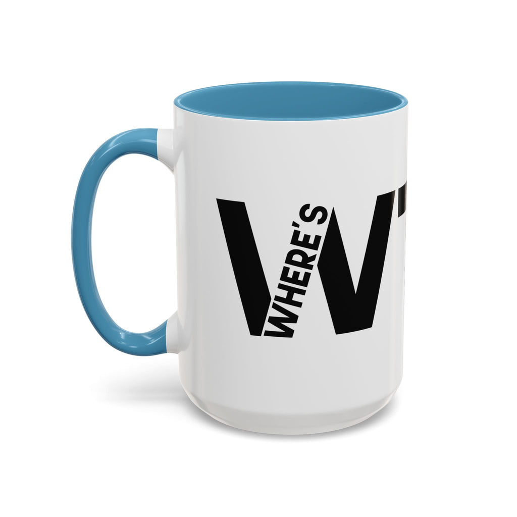 What the F? Fish Pun Coffee Mug