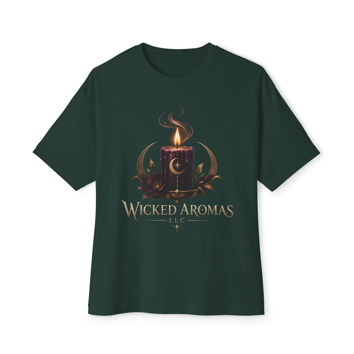 Wicked Aromas Gothic Candle Graphic T-Shirt