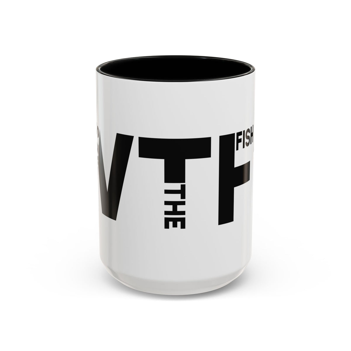 What the F? Fish Pun Coffee Mug