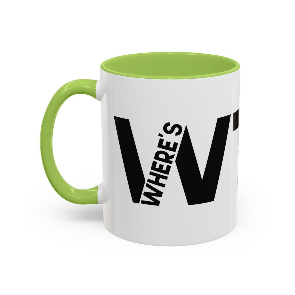 What the F? Fish Pun Coffee Mug