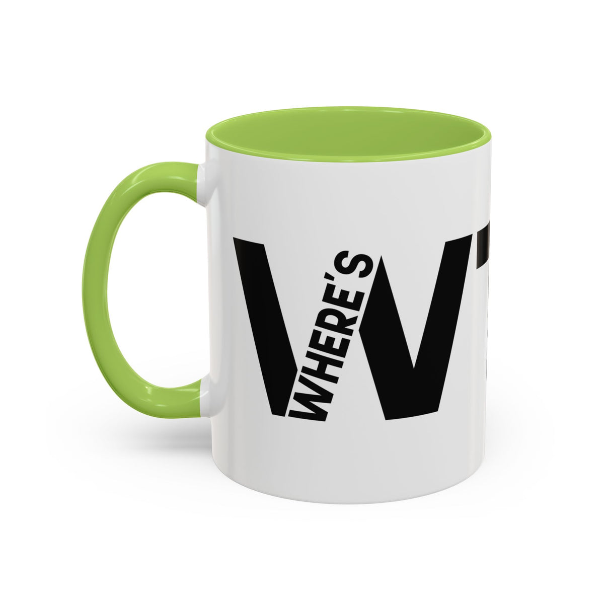 What the F? Fish Pun Coffee Mug