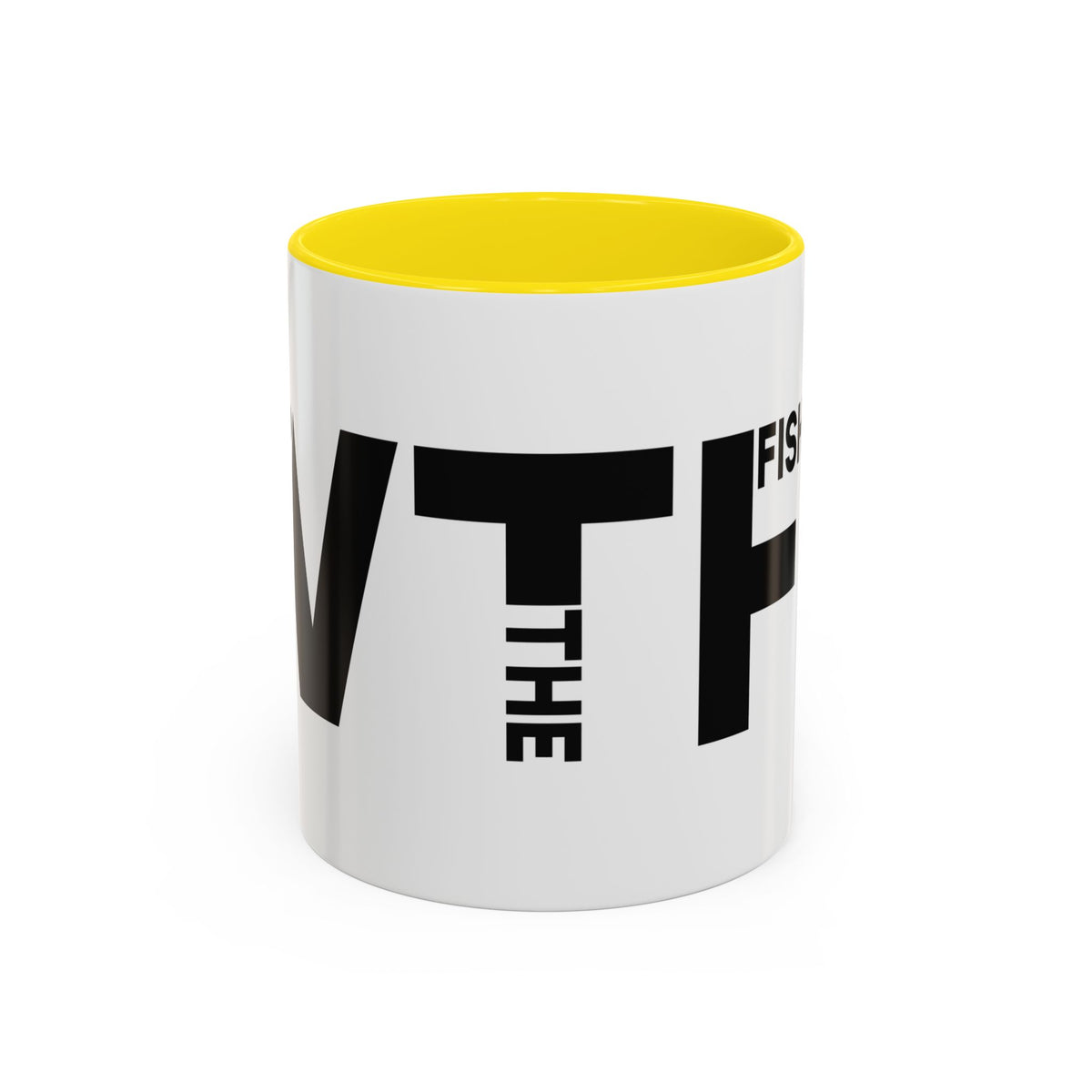 What the F? Fish Pun Coffee Mug