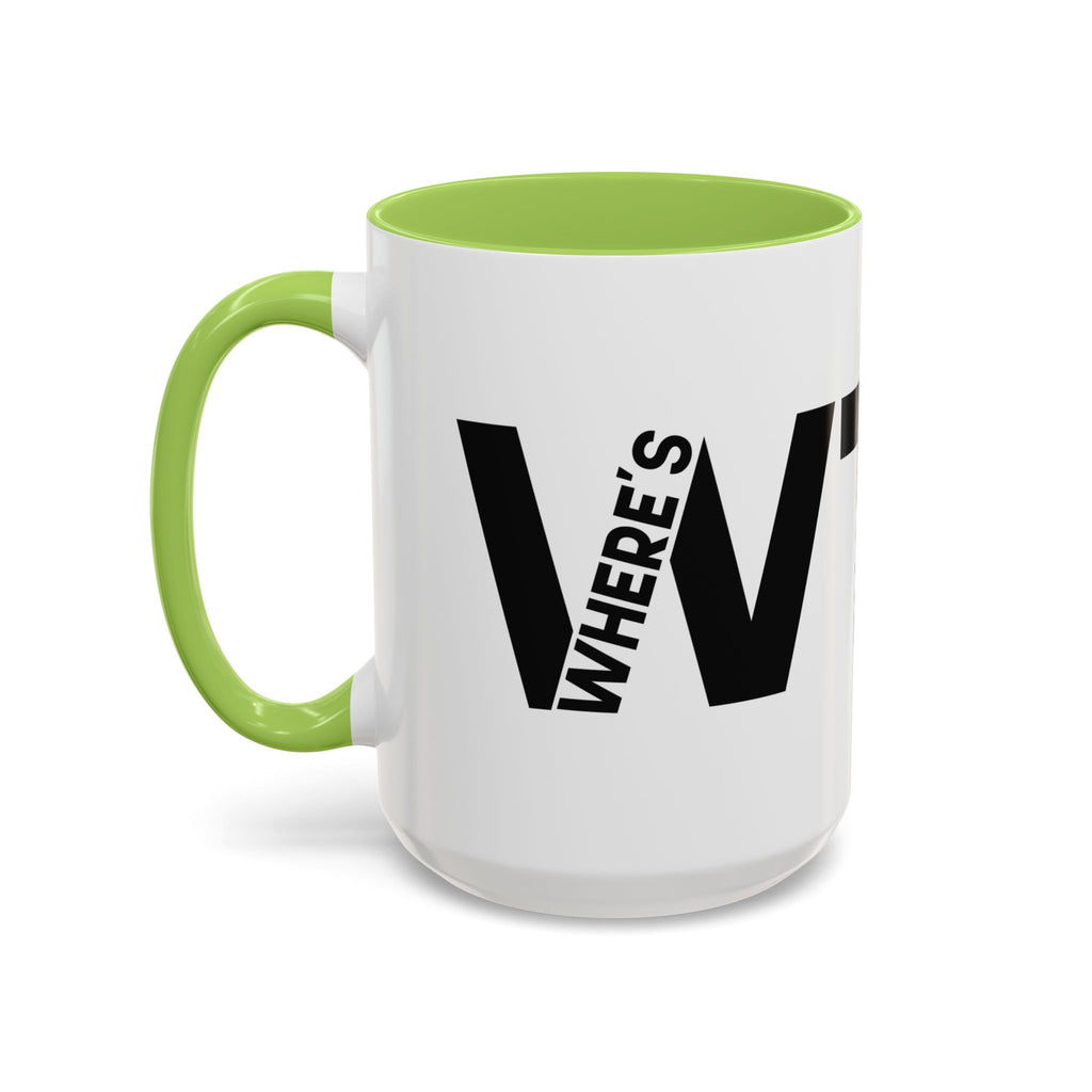 What the F? Fish Pun Coffee Mug