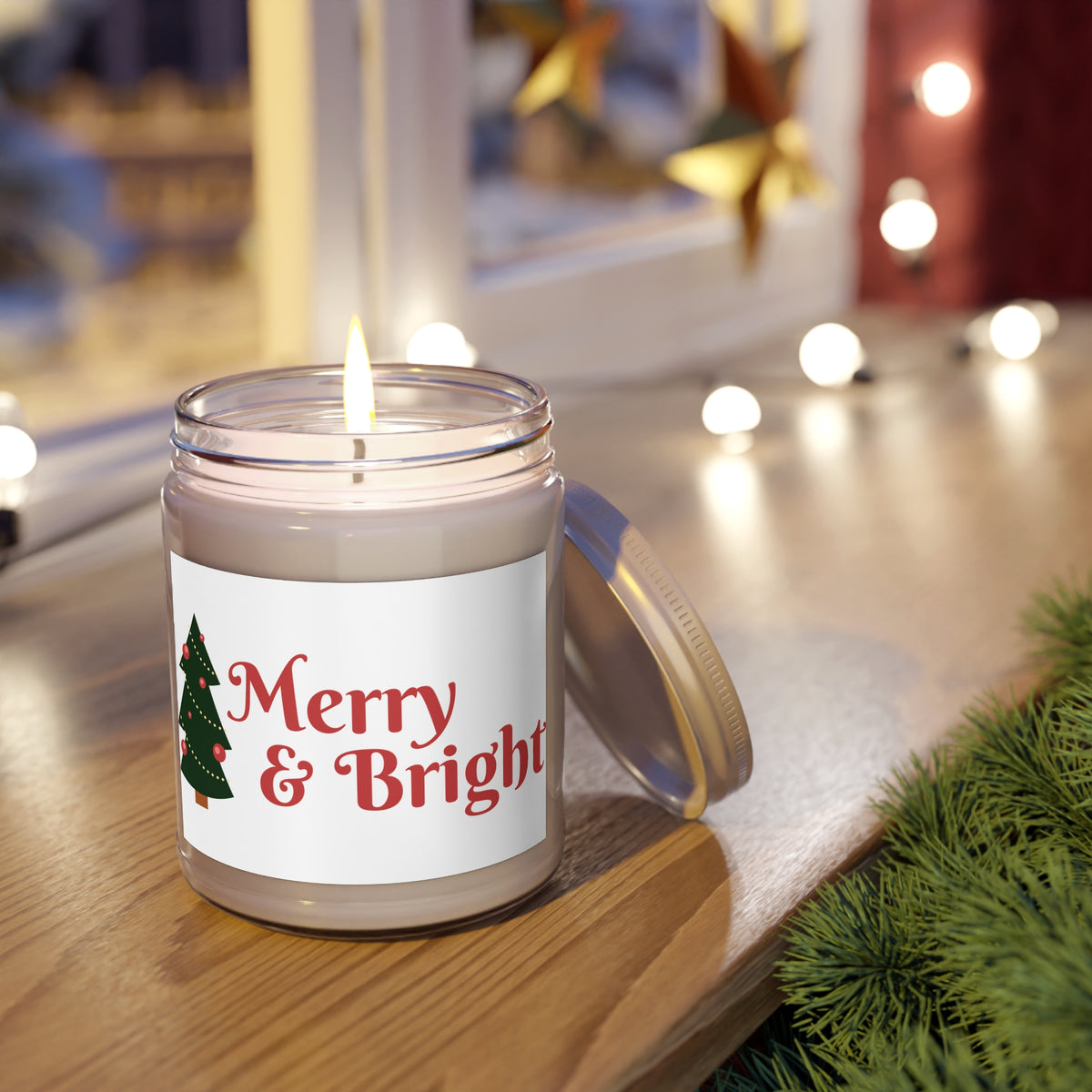 Merry & Bright Christmas Scented Soy Candle
