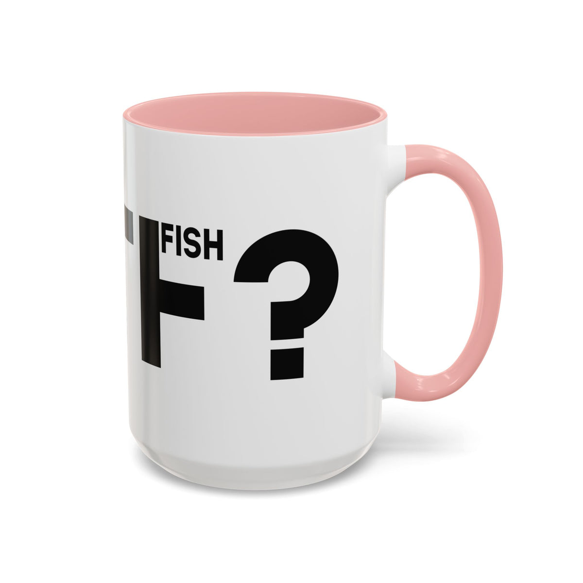 What the F? Fish Pun Coffee Mug
