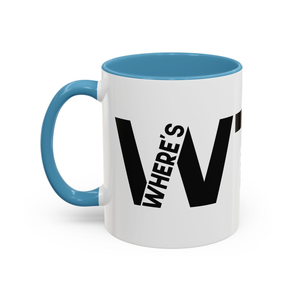 What the F? Fish Pun Coffee Mug