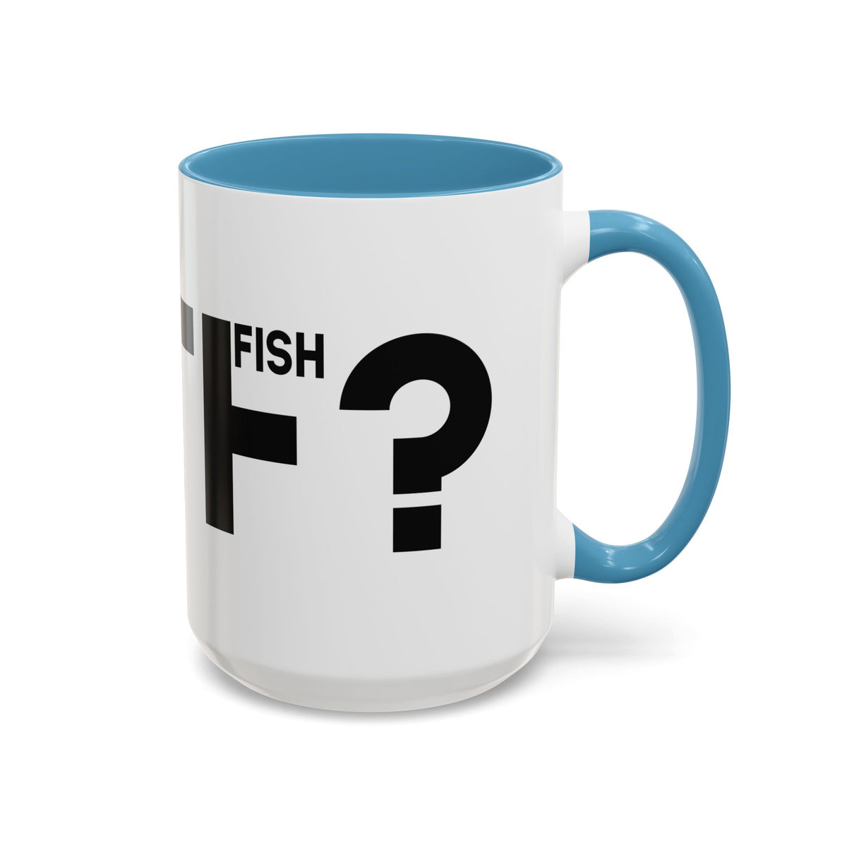 What the F? Fish Pun Coffee Mug