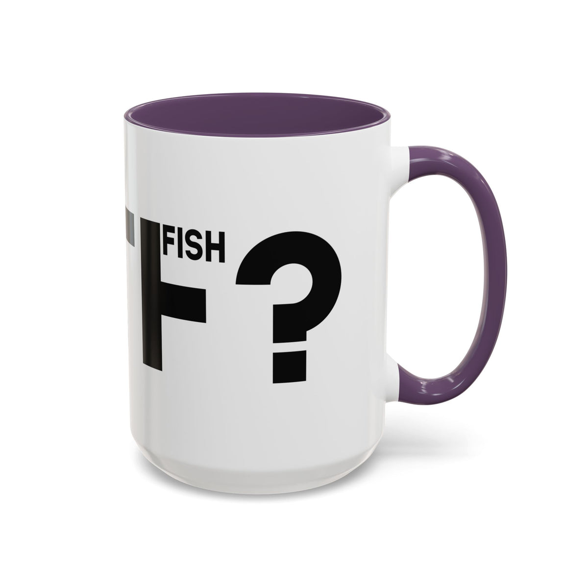 What the F? Fish Pun Coffee Mug