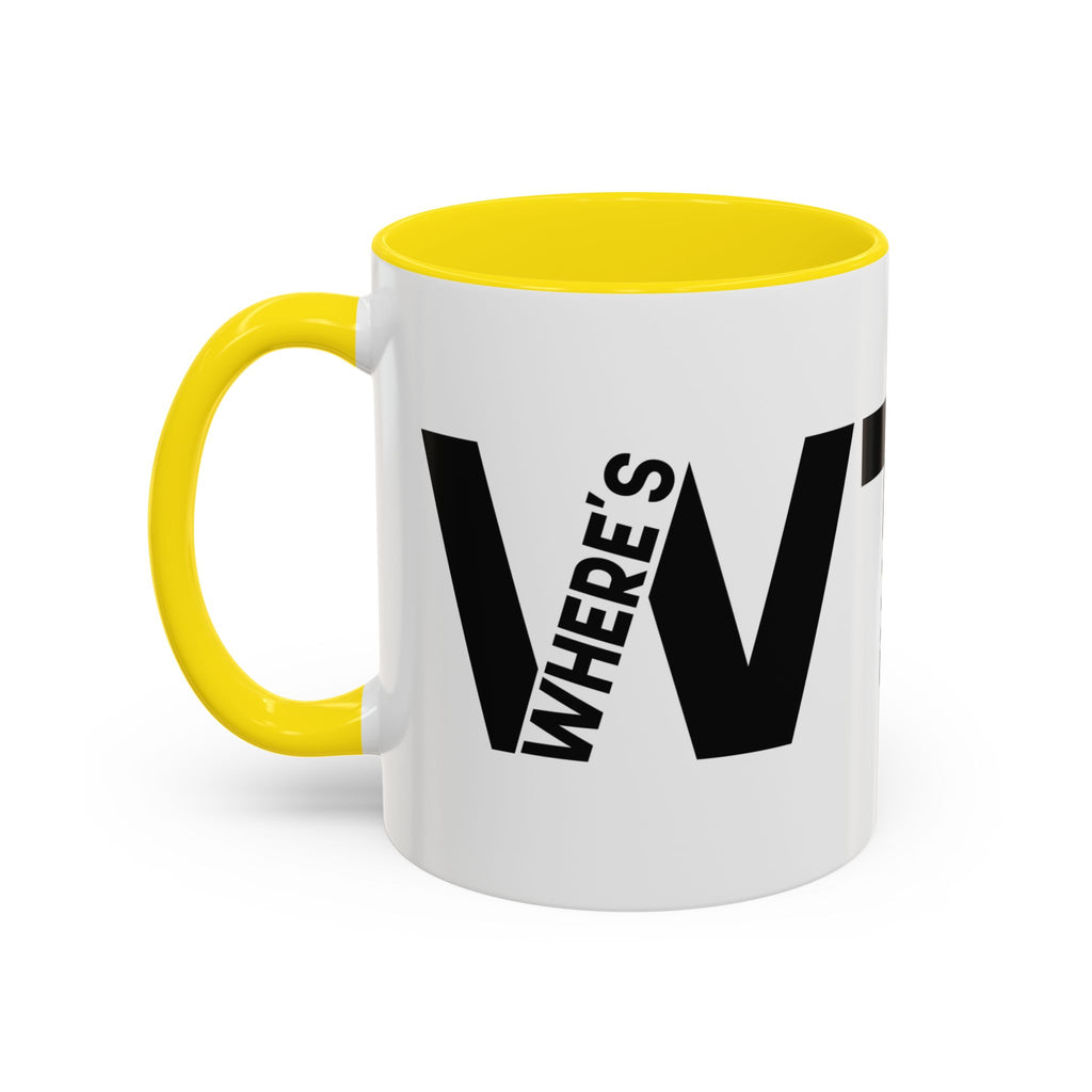 What the F? Fish Pun Coffee Mug