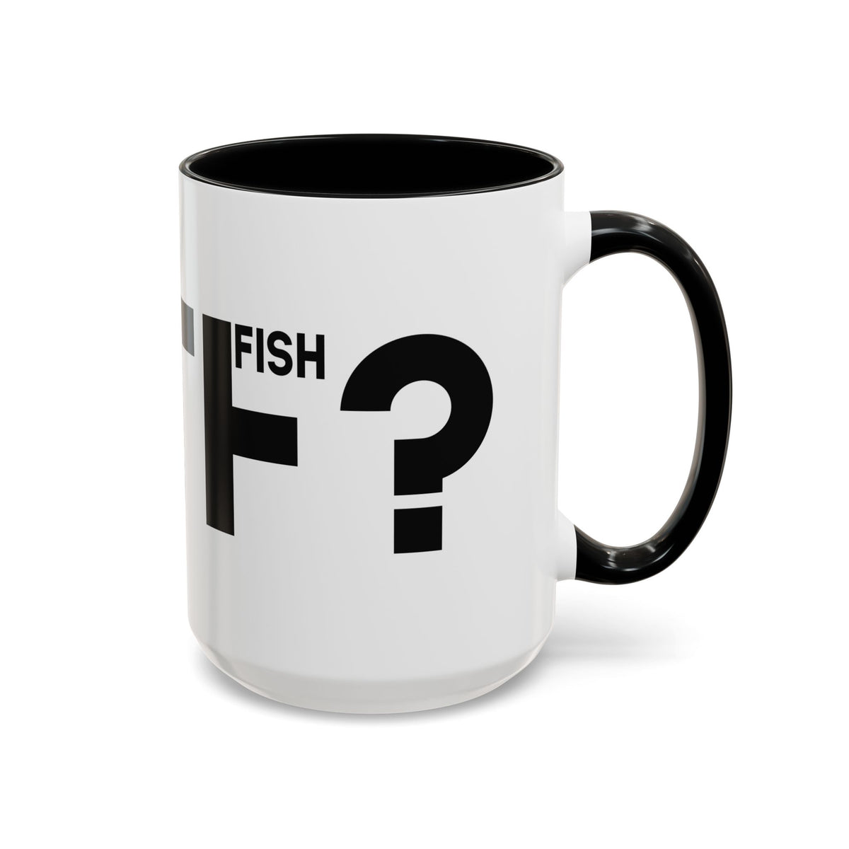 What the F? Fish Pun Coffee Mug