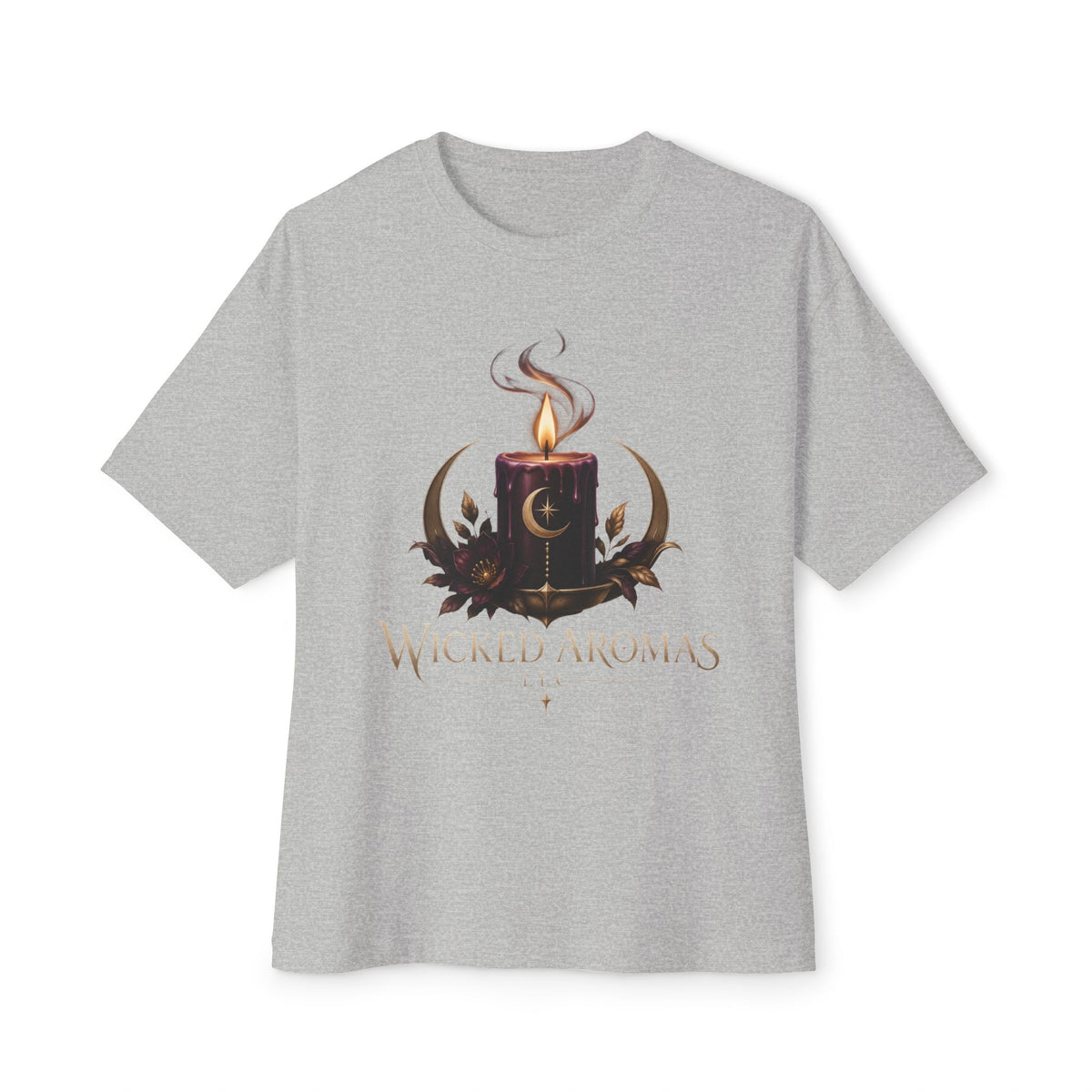 Wicked Aromas Gothic Candle Graphic T-Shirt