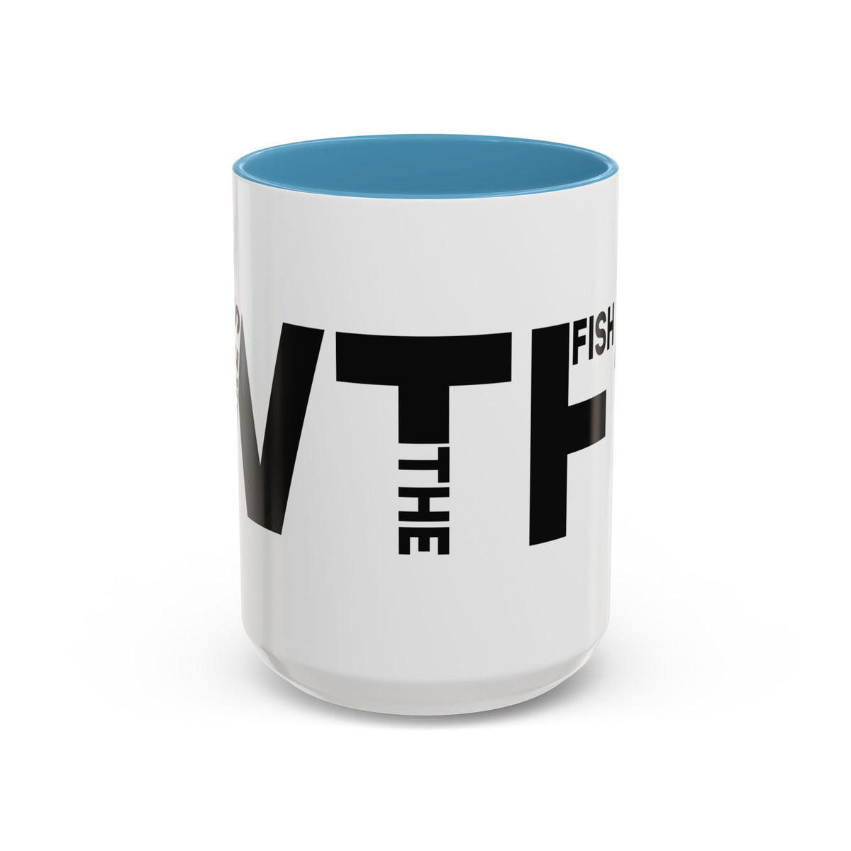 What the F? Fish Pun Coffee Mug