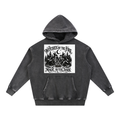 Snow Wash Fleece Oversize Hoodie